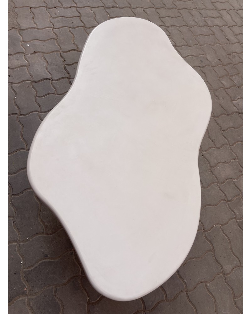 revêtement minéral béton ciré à l'extérieur sur terrasse